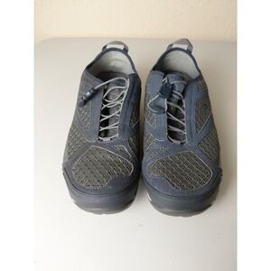 Olukai Eleu Trainer Mens Shoes US 9 EUR 42  Gray Blue Mesh Lace 10284-CC6C